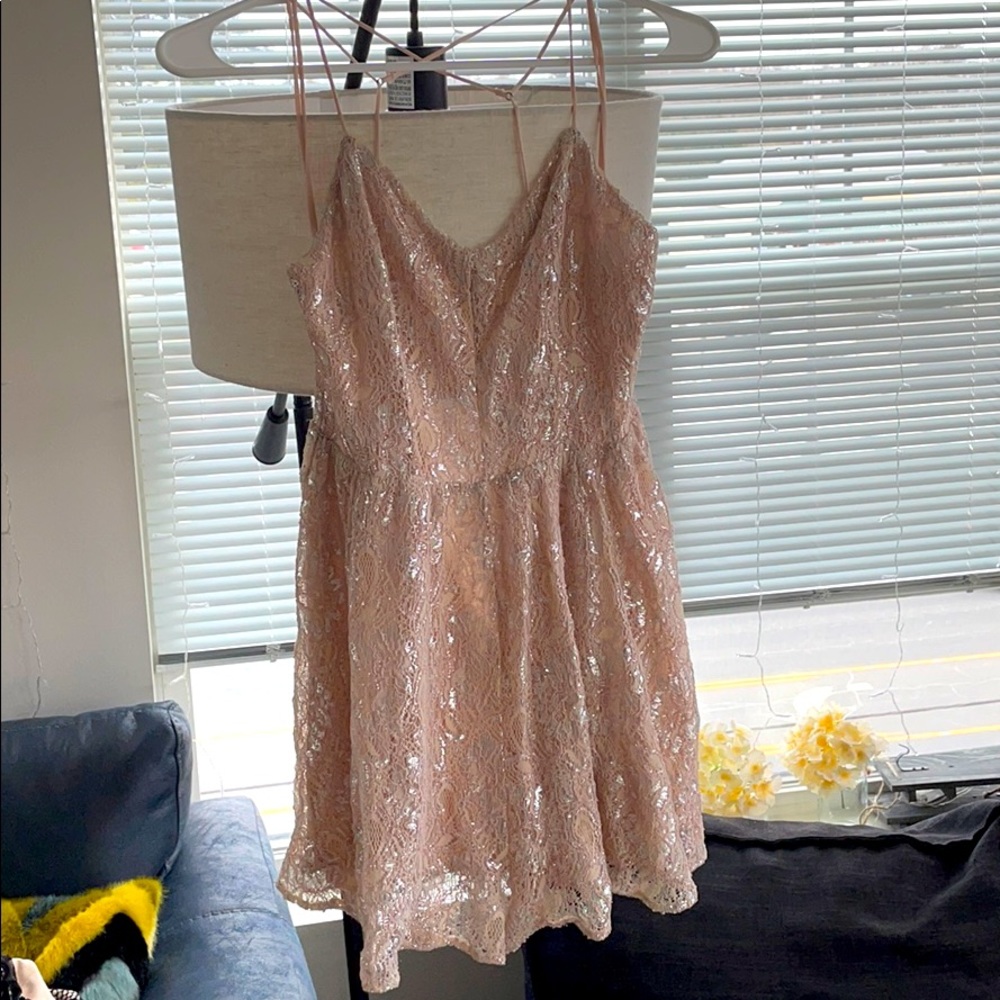 Pink Kimchi Blue Dress